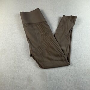 Fanka Leggings Women Medium Brown Body Sculpt 7/8 High Waisted Gym Yoga